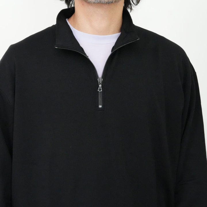 25AW】AURALEE LIGHT WOOL SWEAT HALF ZIP P/O 