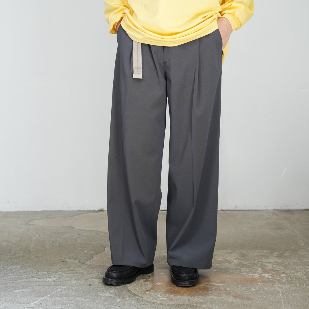 90s FILTER ファイヤーパターン サイドライン スラックス 25SS ヴィンテージメイク ケミカル加工 デニム / ツイル タック