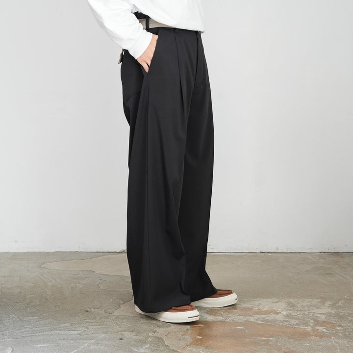 Graphpaper Semi Dull Oxford Wide Trousers 