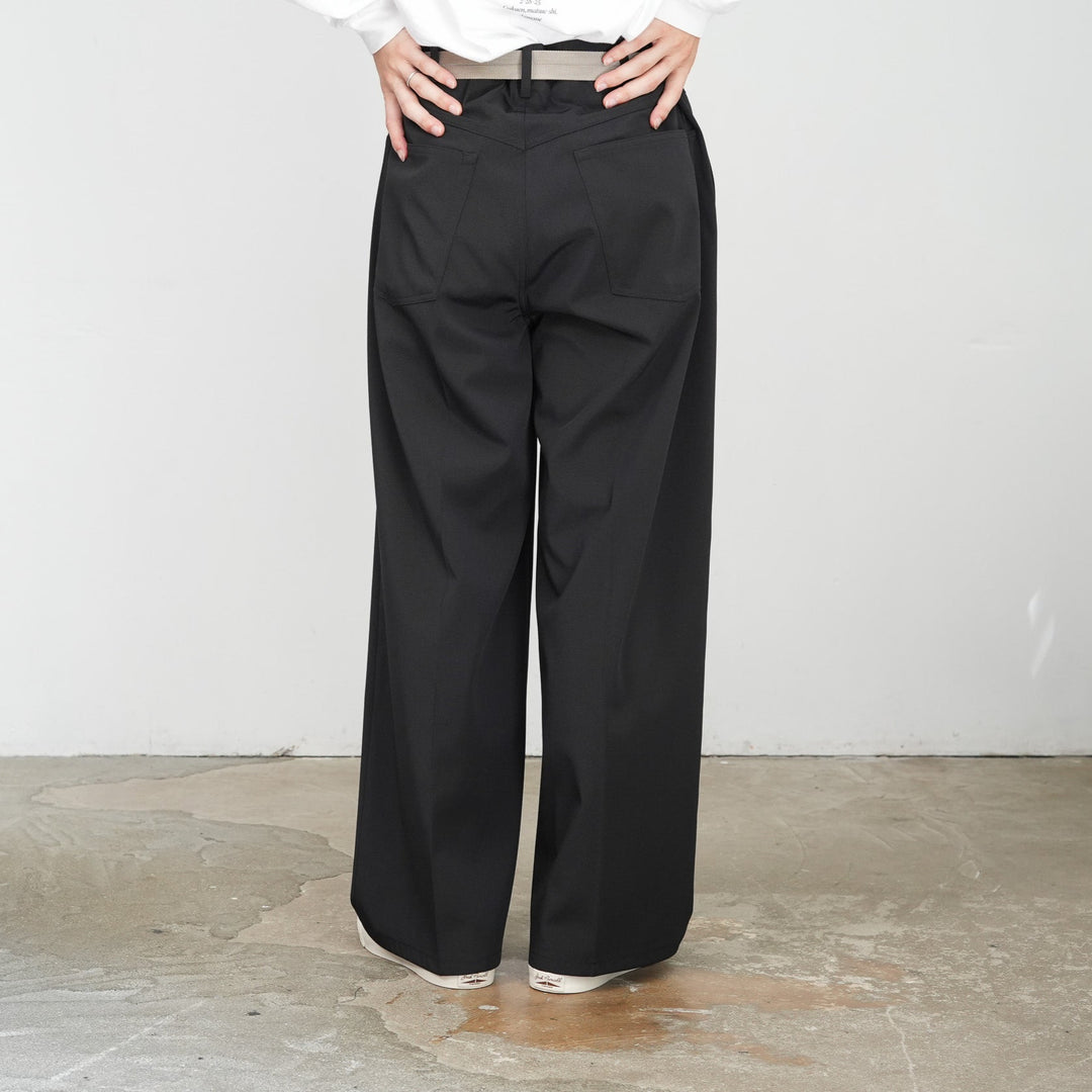Graphpaper Semi Dull Oxford Wide Trousers 
