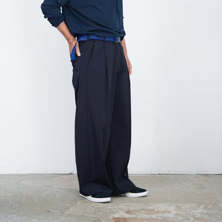 Graphpaper Semi Dull Oxford Wide Trousers 