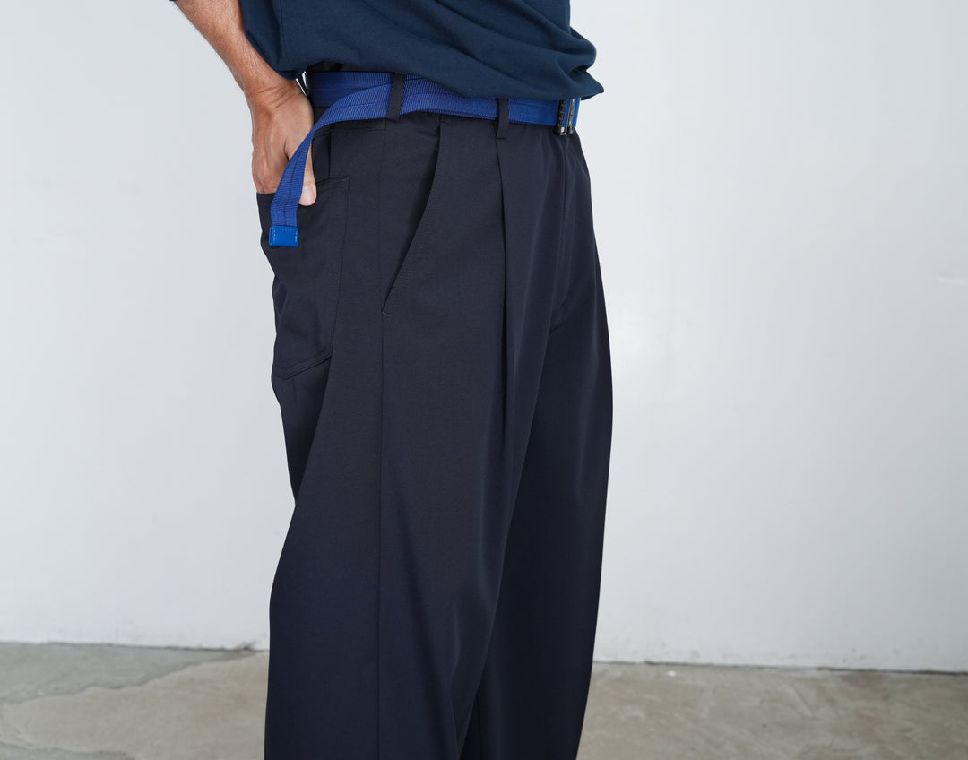 スーツ Graphpaper SemiDull Oxford Wide Trousers Graphpaper - グラフペーパー / SEMI DULL OXFORD WIDE TROUSERS