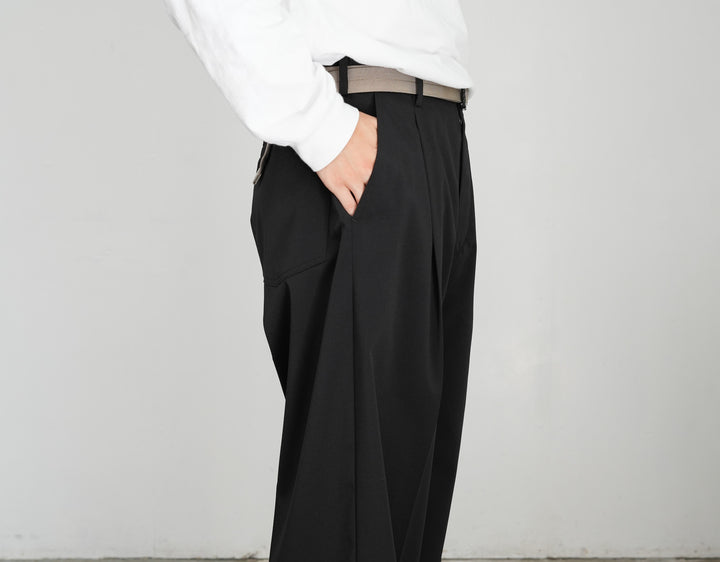 Graphpaper Semi Dull Oxford Wide Trousers 