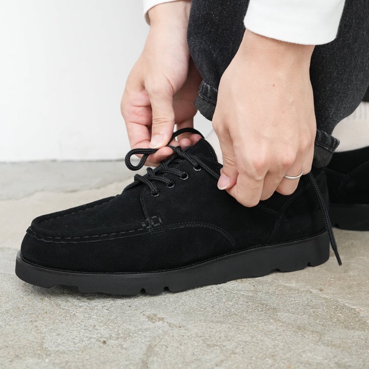 靴 MARBOT MOCCASIN SHOES BLACK 25AW】Marbot MOCCASIN SHOES 