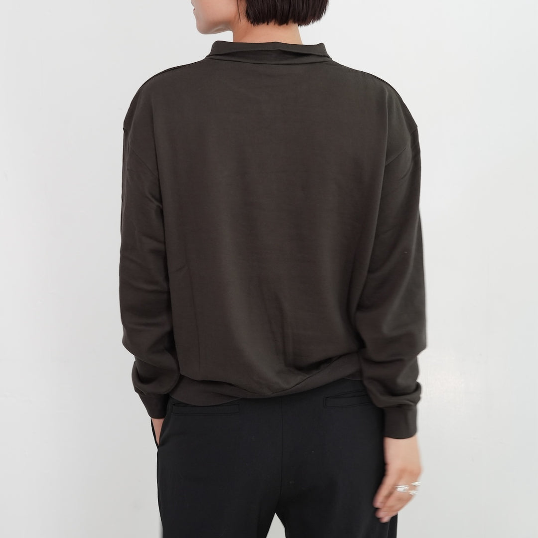 25AW】SUPER HIGH GAUGE SWEAT HALF ZIP P/O 