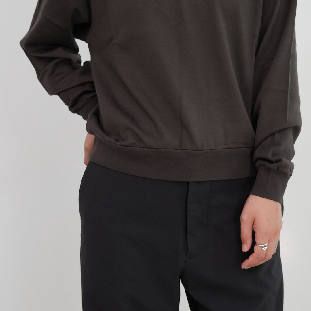 25AW】SUPER HIGH GAUGE SWEAT HALF ZIP P/O 