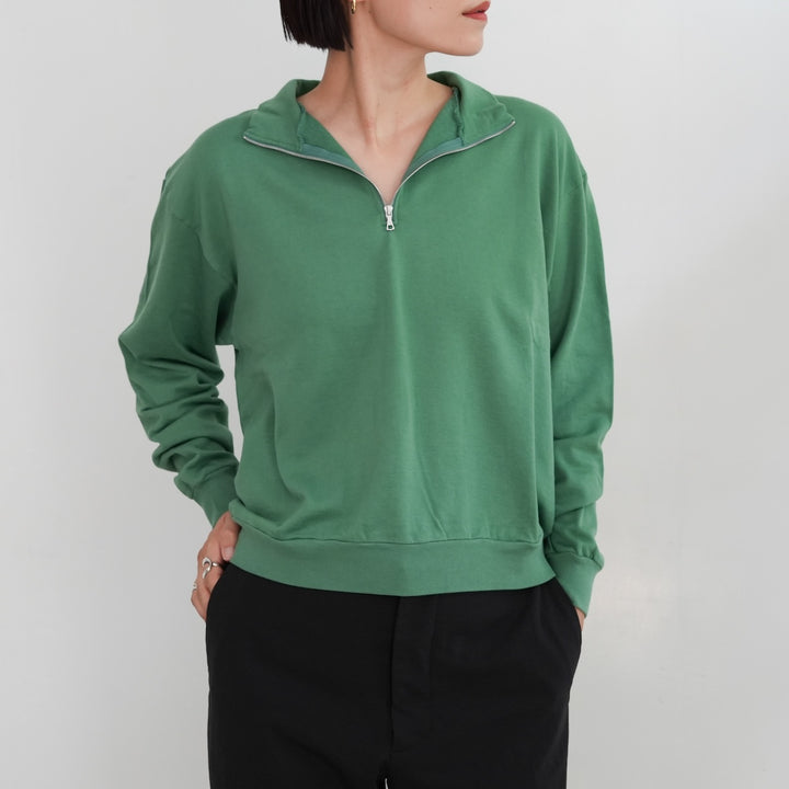 【AURALEE サイズ0】スーパーハイゲージスウェットハーフジップPO Namu Shop - Auralee Super High Gauge Sweat Half Zip P/O - Dark Brown