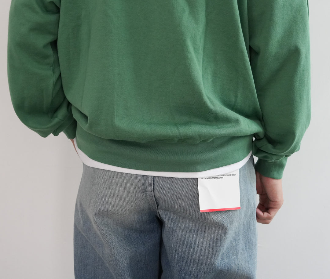 25AW】AURALEE SUPER HIGH GAUGE SWEAT P/O 