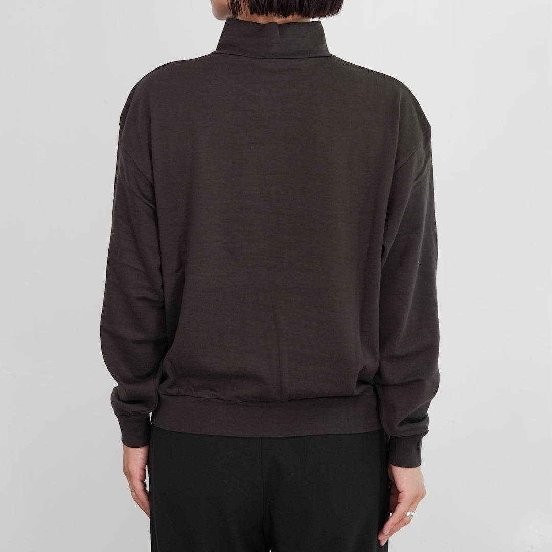25AW】SUPER HIGH GAUGE SWEAT HALF ZIP P/O 