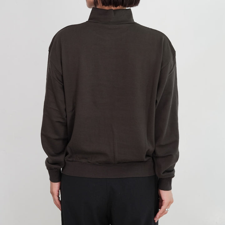 25AW】SUPER HIGH GAUGE SWEAT HALF ZIP P/O 
