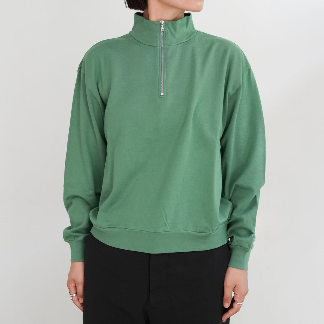 25AW】SUPER HIGH GAUGE SWEAT HALF ZIP P/O 