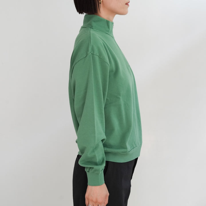 25AW】SUPER HIGH GAUGE SWEAT HALF ZIP P/O 