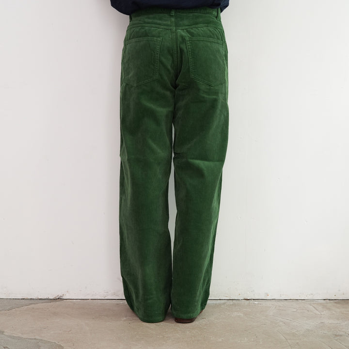 25AW】AURALEE PIGMENT DYED FINX CORDUROY WIDE 5P PANTS 
