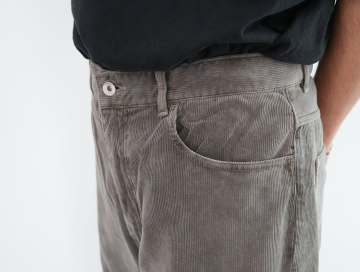 25AW】AURALEE PIGMENT DYED FINX CORDUROY WIDE 5P PANTS 