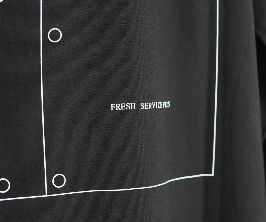 FreshService AS×FS CORPORATE L/S TEE “A-SERIES” - BLACK – Chum!