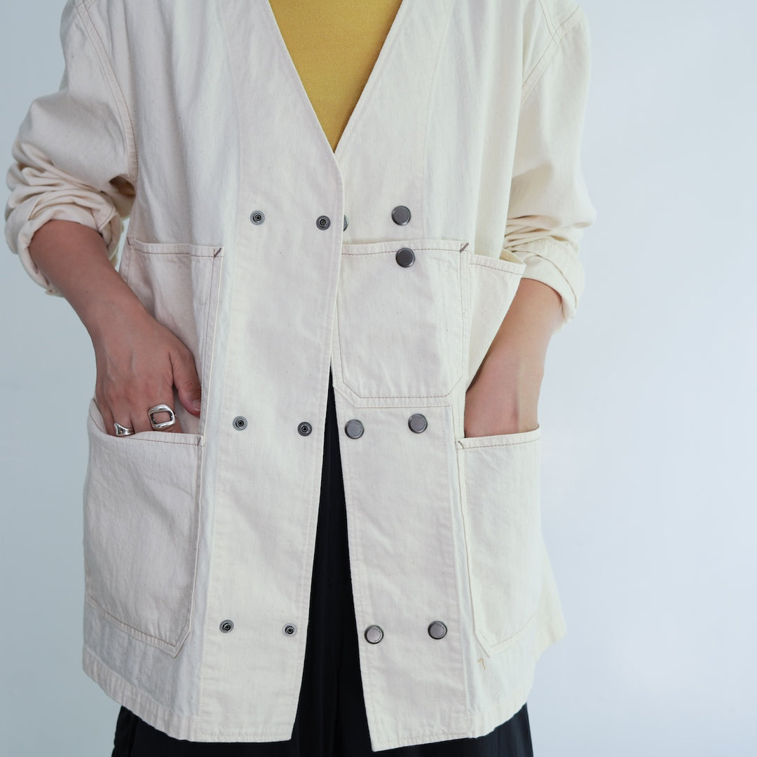 25AW】THE SHINZONE NO COLLAR COVERALL