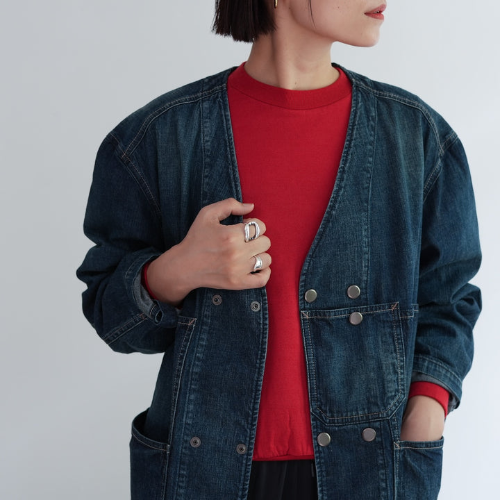 25AW】THE SHINZONE NO COLLAR COVERALL