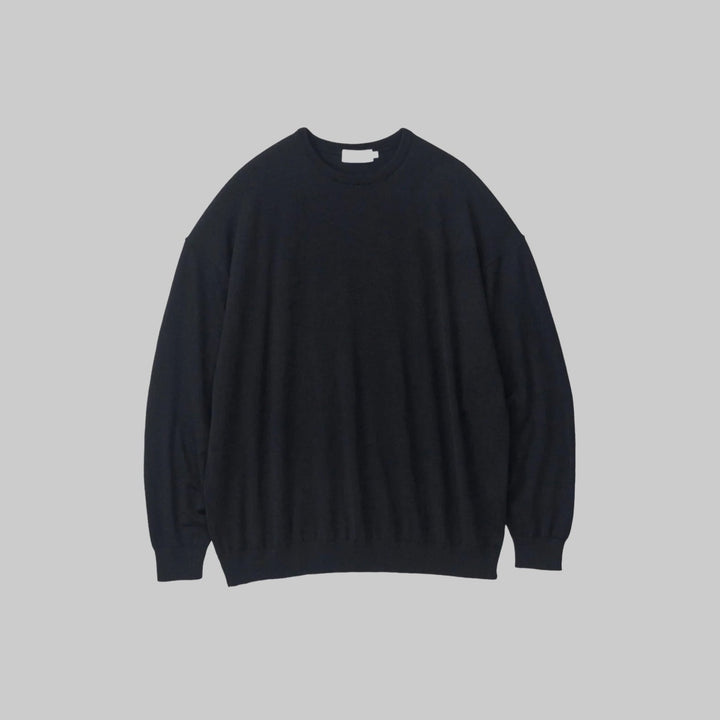 Graphpaper High Gauge L/S Oversized Crew Neck Knit 