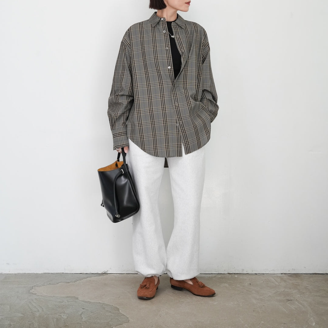 25AW】THE SHINZONE TWILL PLAID SHIRT 