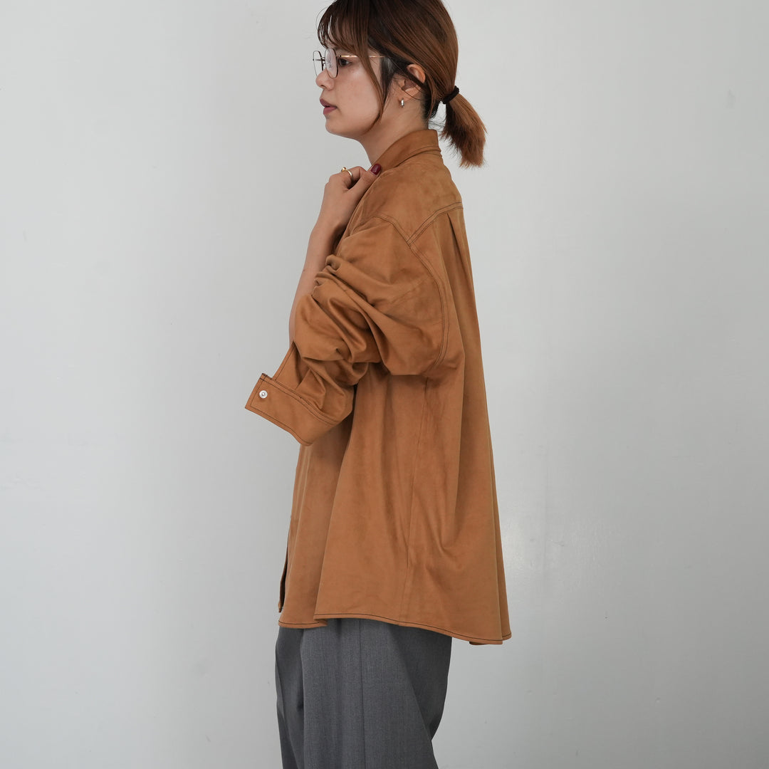 25AW】THE SHINZONE SUEDE SHIRT 25AW】THE SHINZONE SUEDE SHIRT