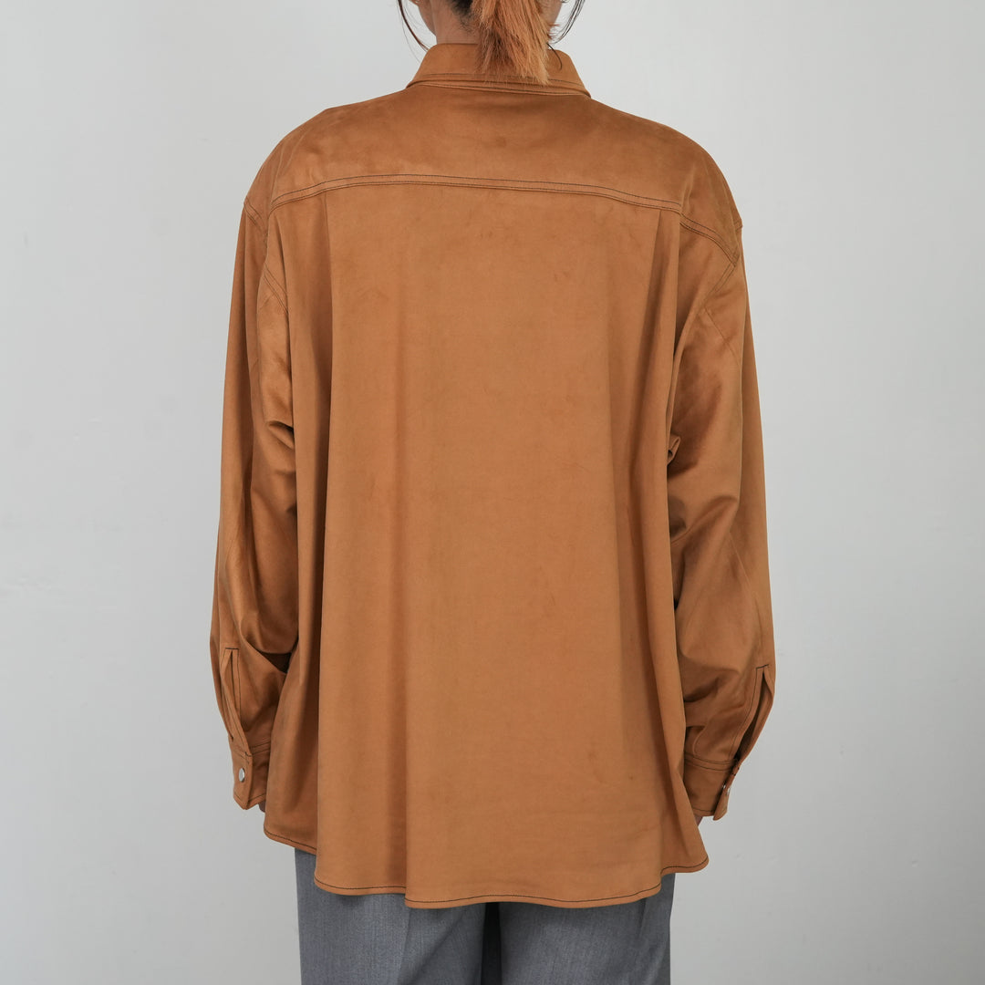 25AW】THE SHINZONE SUEDE SHIRT 
