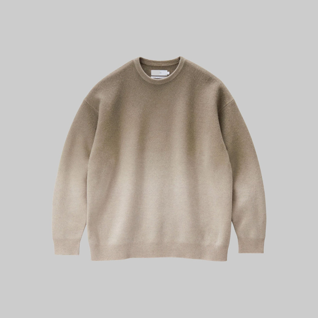 Graphpaper Gradient dyed wool crew neck knit