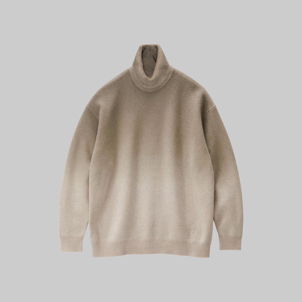 Graphpaper Gradient dyed wool High neck knit