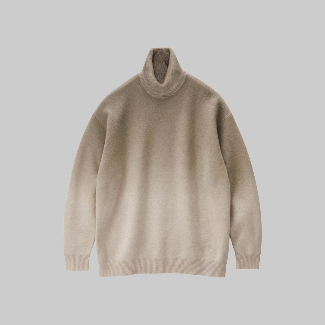 Graphpaper Gradient dyed wool High neck knit