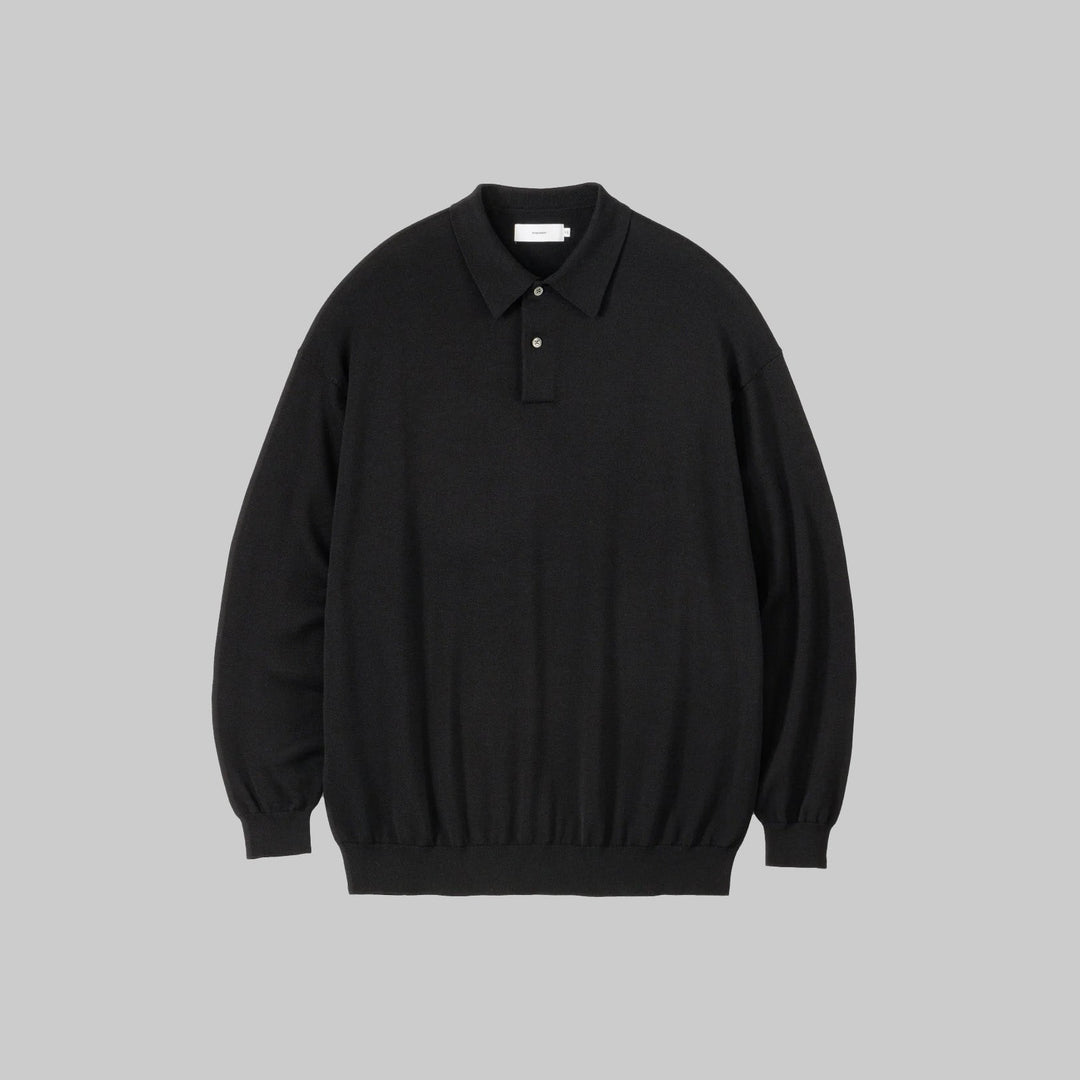 Graphpaper Suvin High Gauge Knit Oversized L/S Polo