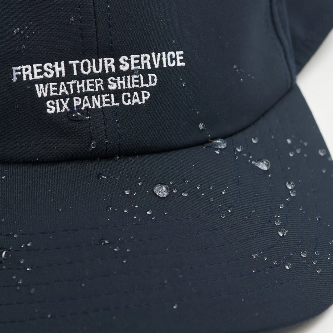 Fresh Tour Service WEATHER SHIELD SIX PANEL CAP – Chum! Fresh Tour Service WEATHER SHIELD SIX PANEL CAP – Chum!