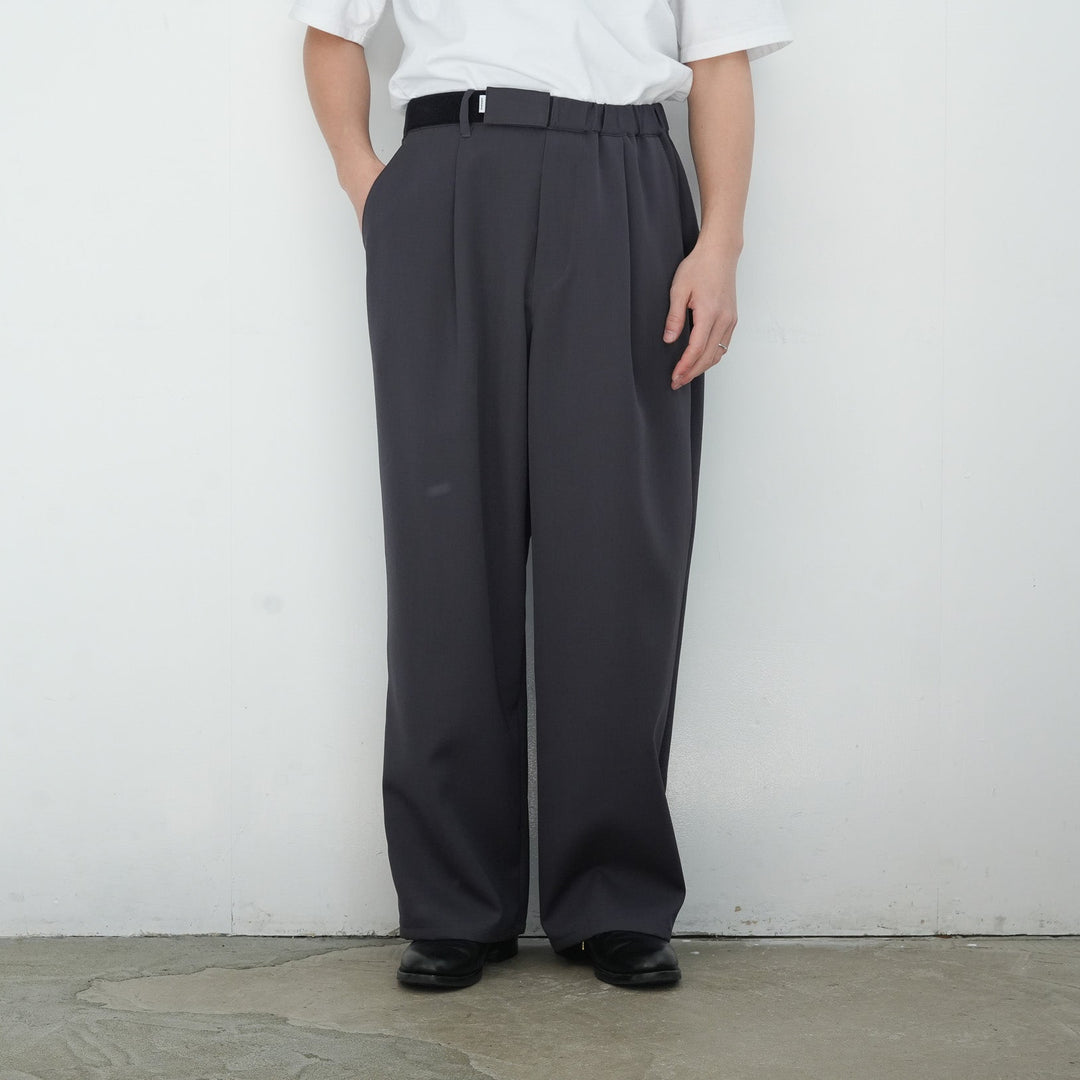 26SS】Graphpaper Scale Off Wool Wide Chef Pants