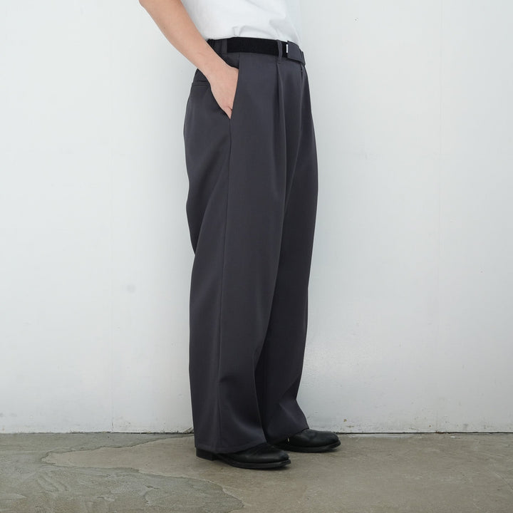26SS】Graphpaper Scale Off Wool Wide Chef Pants