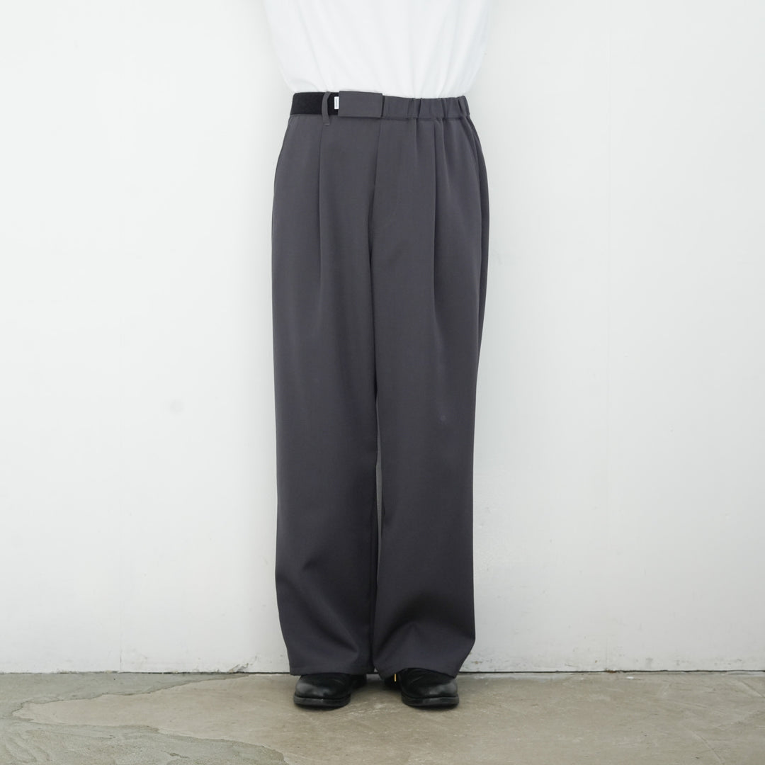 26SS】Graphpaper Scale Off Wool Wide Chef Pants