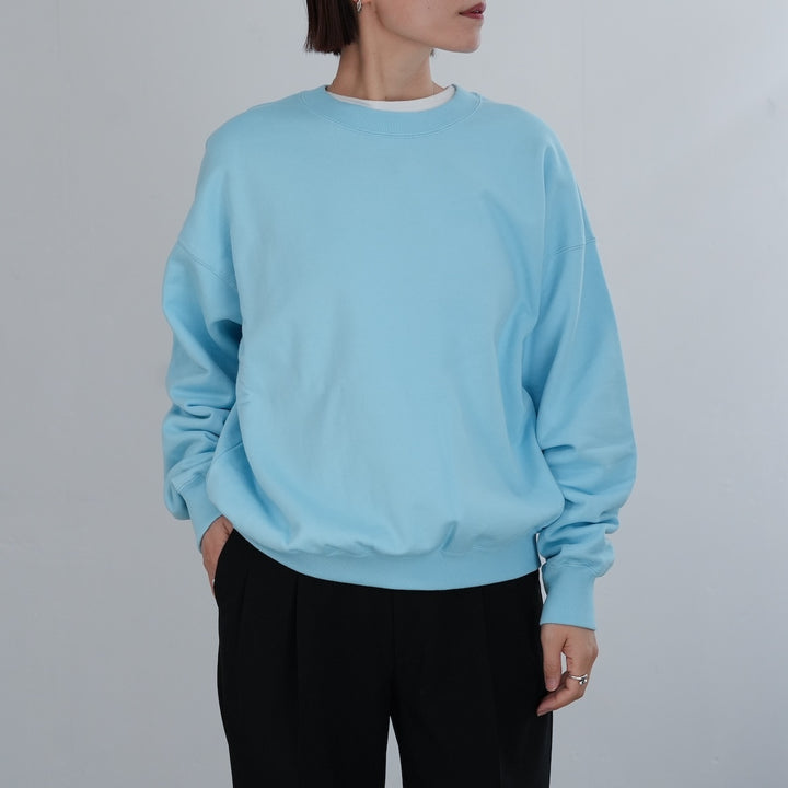 awasa Supima Aging Cotton Crew Neck Sweat 