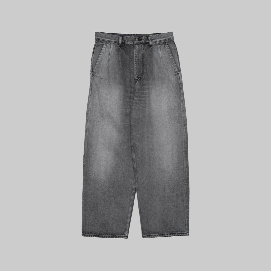 26SS】Graphpaper Selvage Denim Two Tuck Pants -LIGHT FADE- 