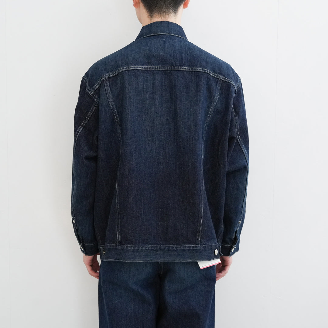 26SS】Graphpaper Selvage Denim Trucker Jacket-DARK FADE- 