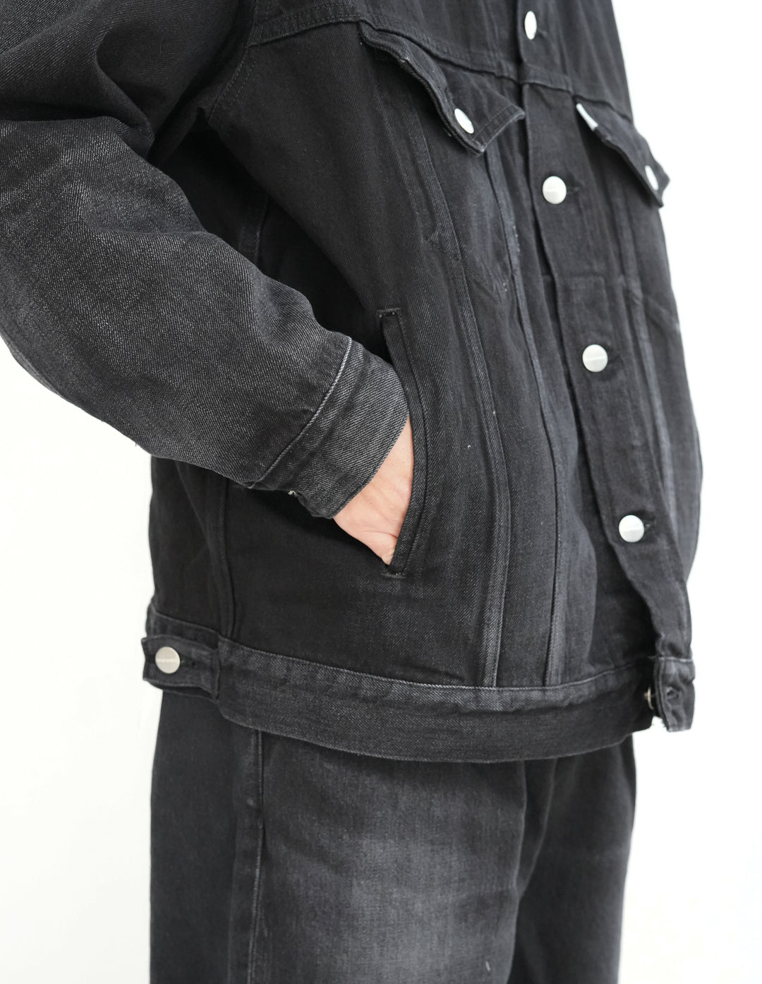 26SS】Graphpaper Selvage Denim Trucker Jacket-DARK FADE- 