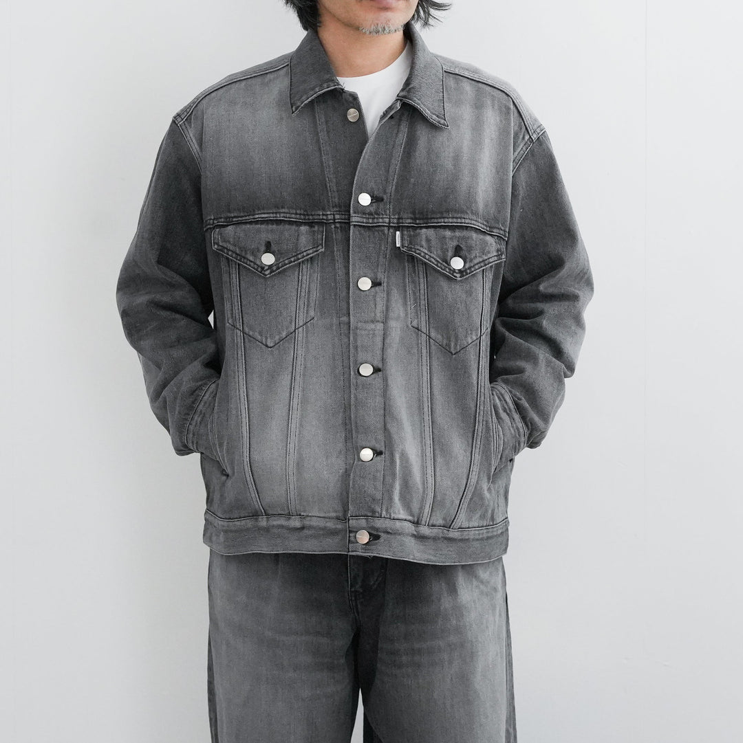 26SS】Graphpaper Selvage Denim Trucker Jacket-LIGHT FADE- 