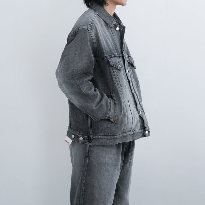26SS】Graphpaper Selvage Denim Trucker Jacket-LIGHT FADE- 