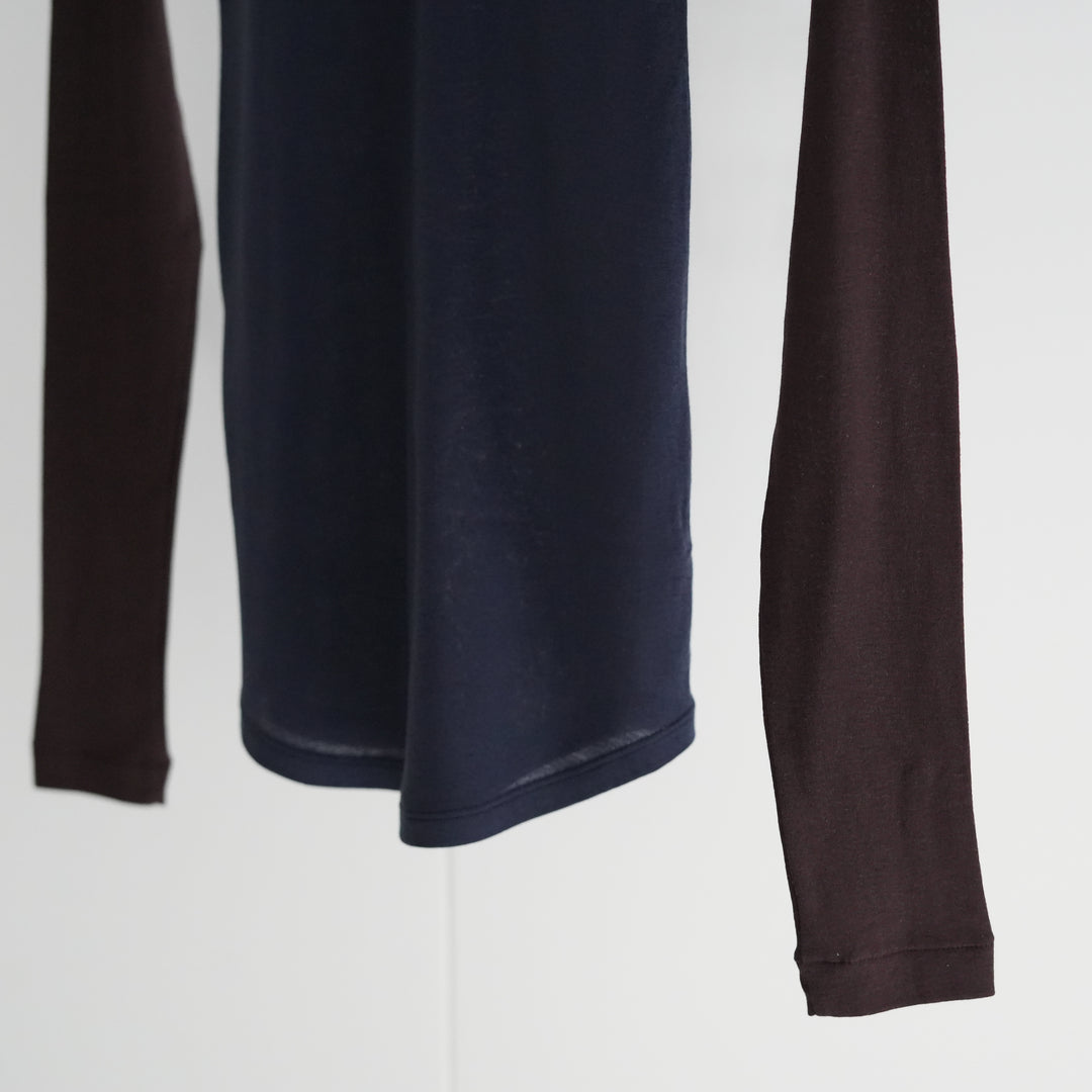 AURALEE SUPER HIGH GAUGE SHEER RIB RAGLAN P/O 