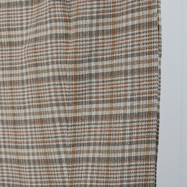 26SS】AURALEE SILK LINEN NEP CHECK SLACKS 