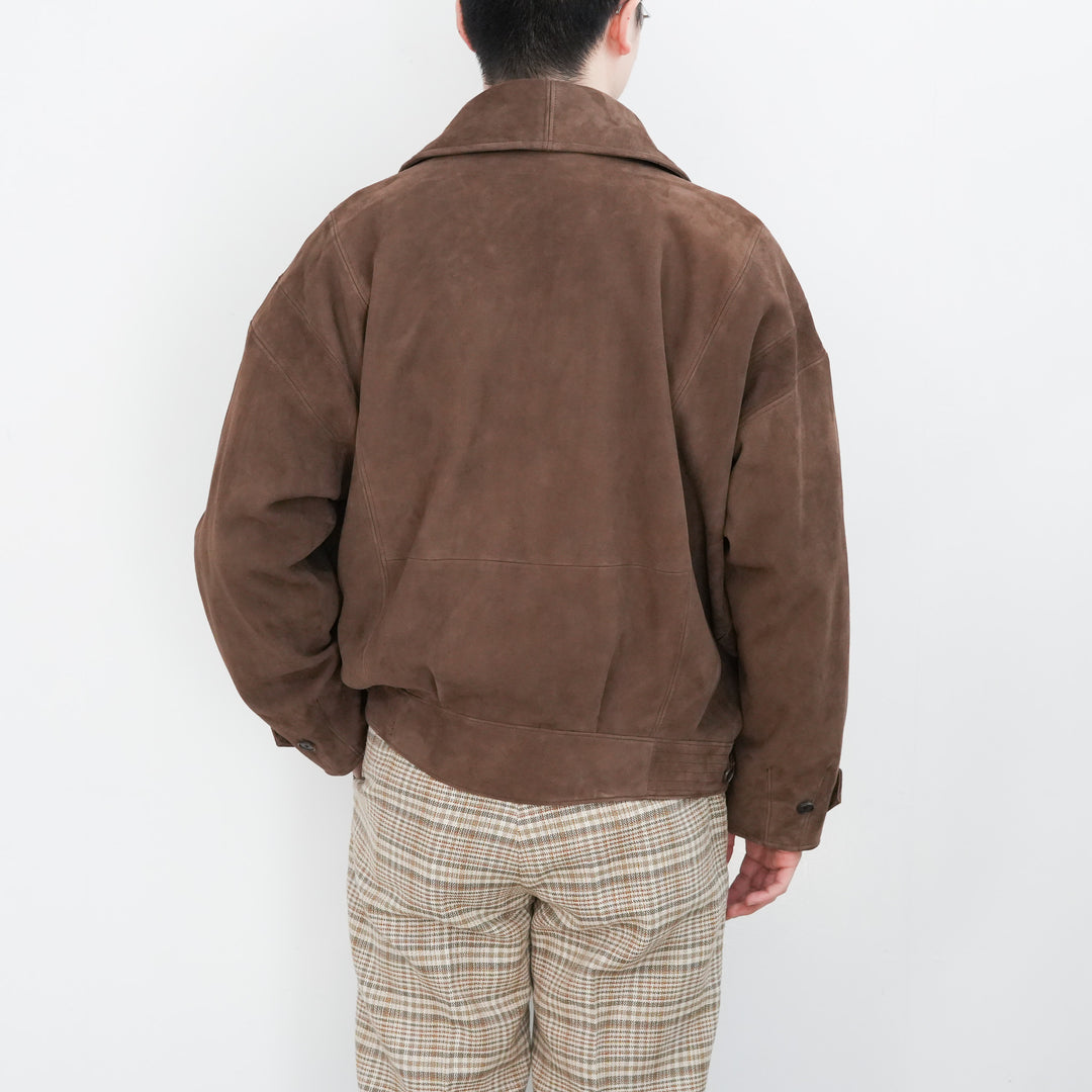 26SS】AURALEE SILKY GRAIN SUEDE BLOUSON 