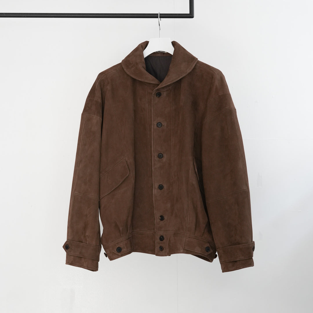 ジャケット・アウター AURALEE 26SS SILKY GRAIN SUEDE BLOUSON 26SS】AURALEE SILKY GRAIN SUEDE BLOUSON 
