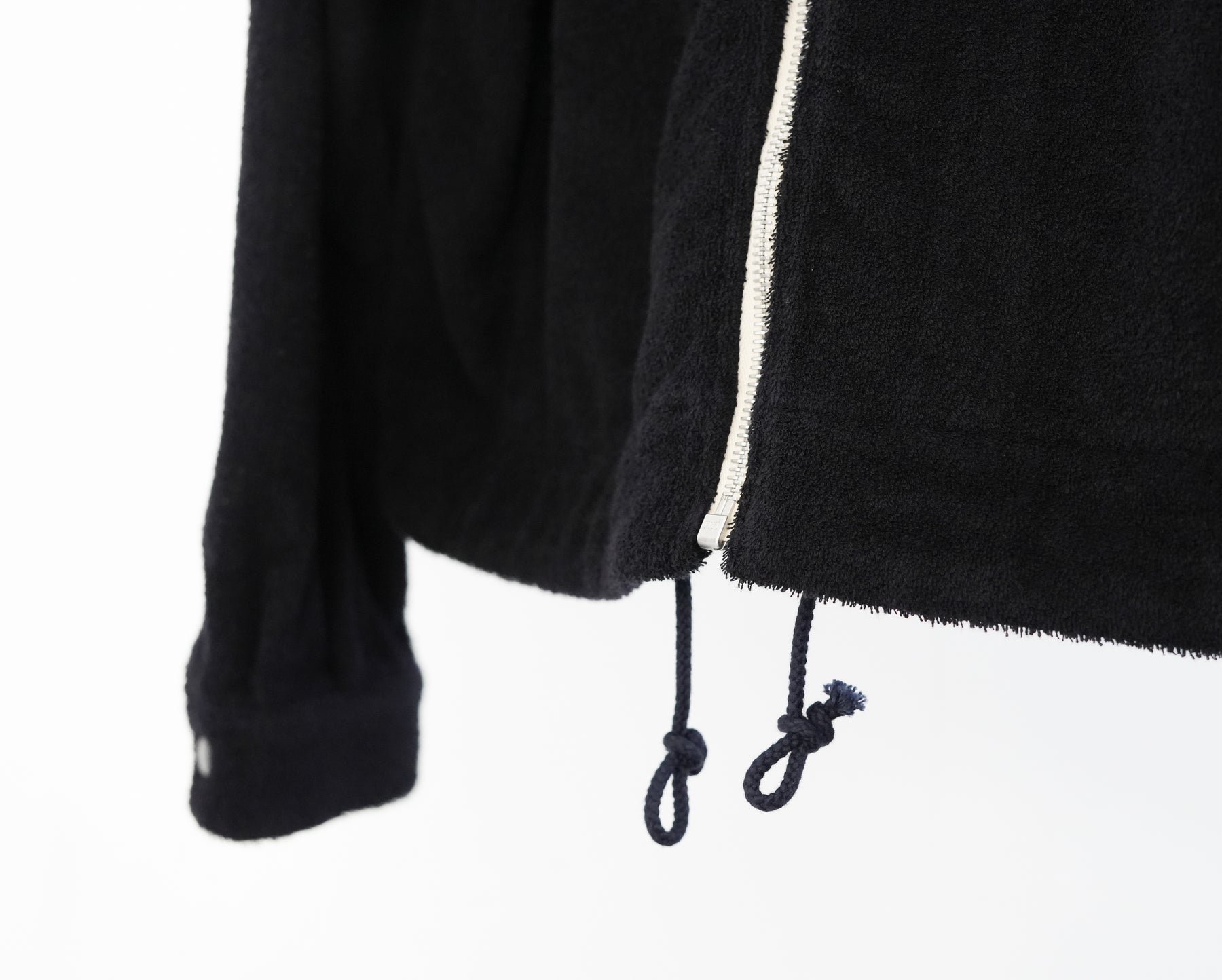 26SS】AURALEE COTTON NYLON PILE ZIP PARKA