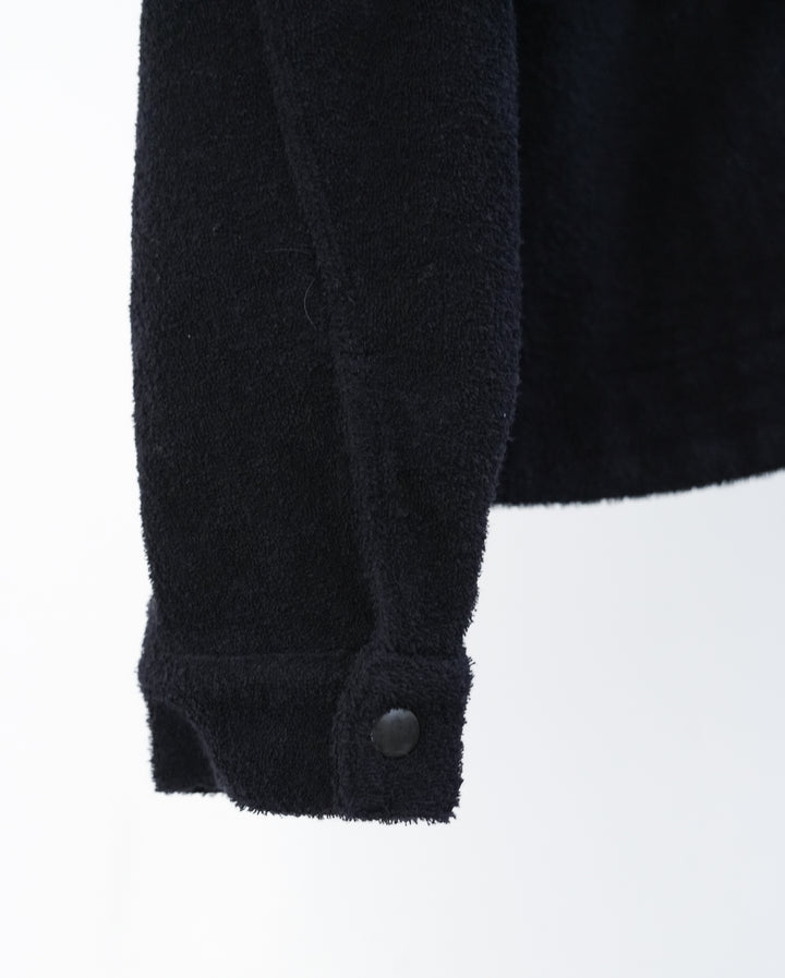 26SS】AURALEE COTTON NYLON PILE ZIP PARKA