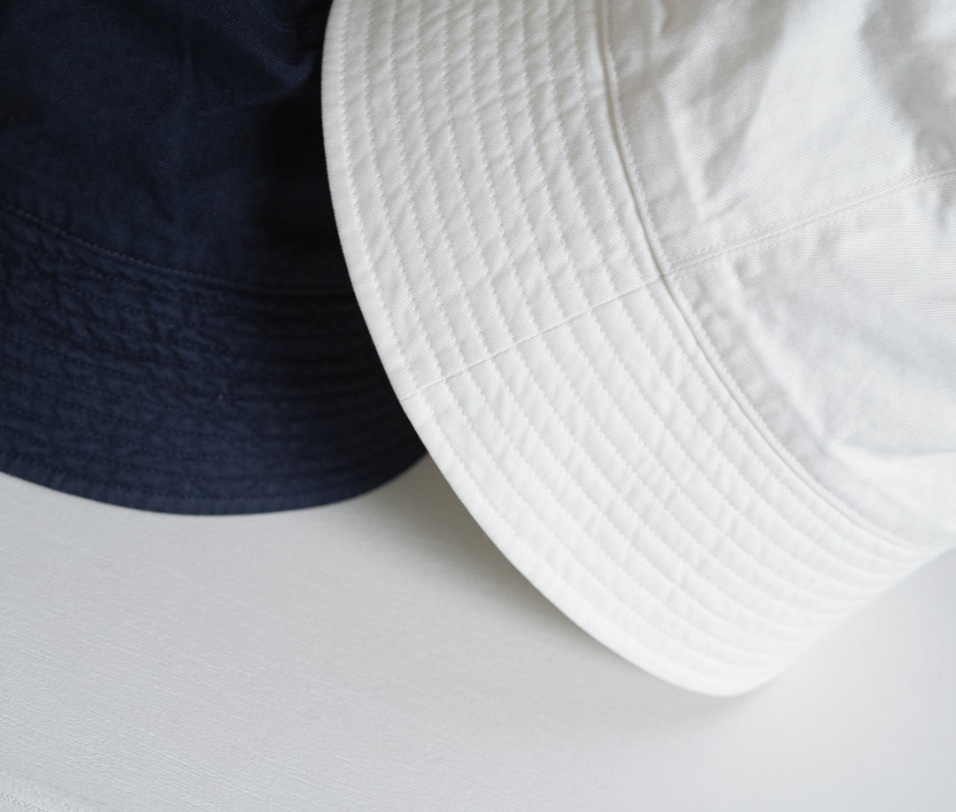 AURALEE GARMENT-DYED FINX CHINO BUCKET HAT MADE BY KIJIMA TAKAYUKI