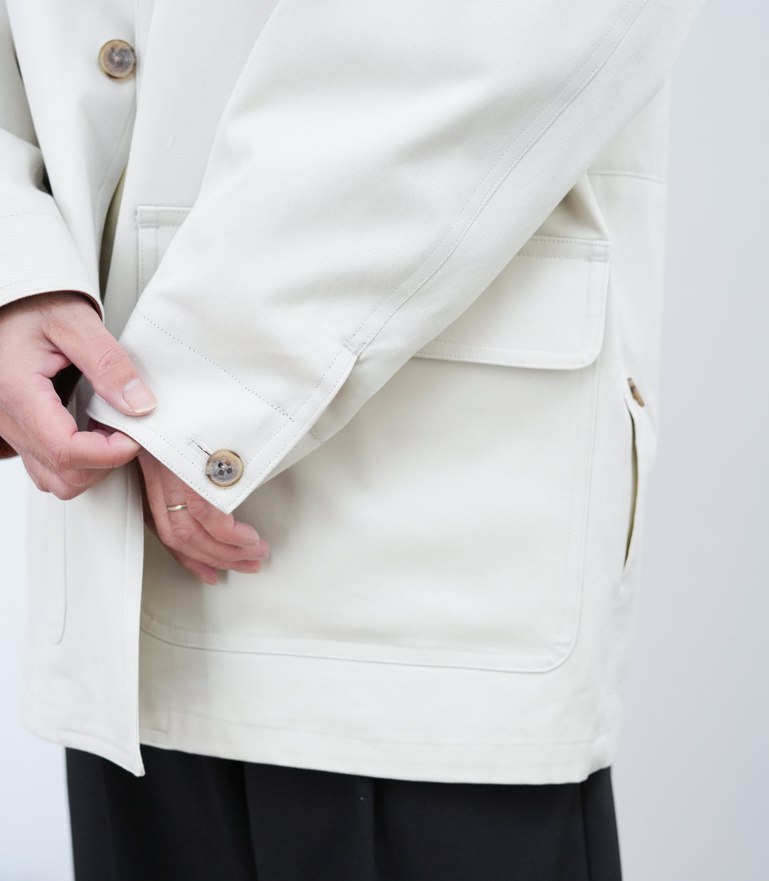 26SS】BISOWN COTTON GABA HUNTING JACKET 