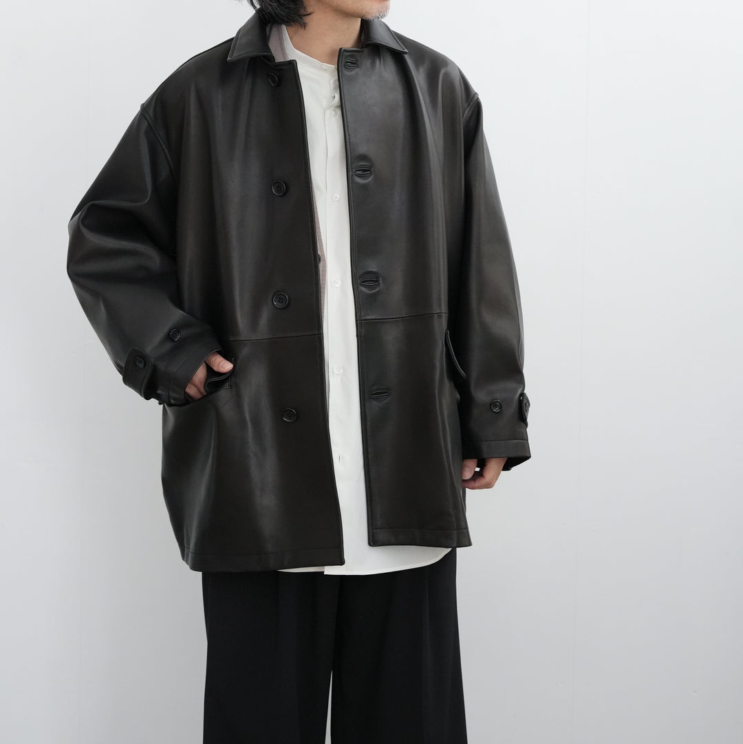 26SS】Graphpaper Lamb Leather Car Coat