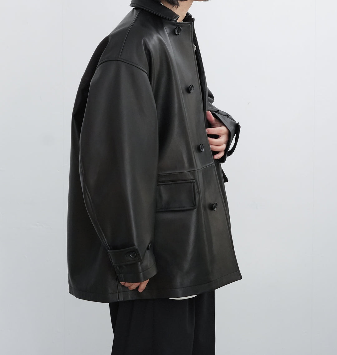 26SS】Graphpaper Lamb Leather Car Coat