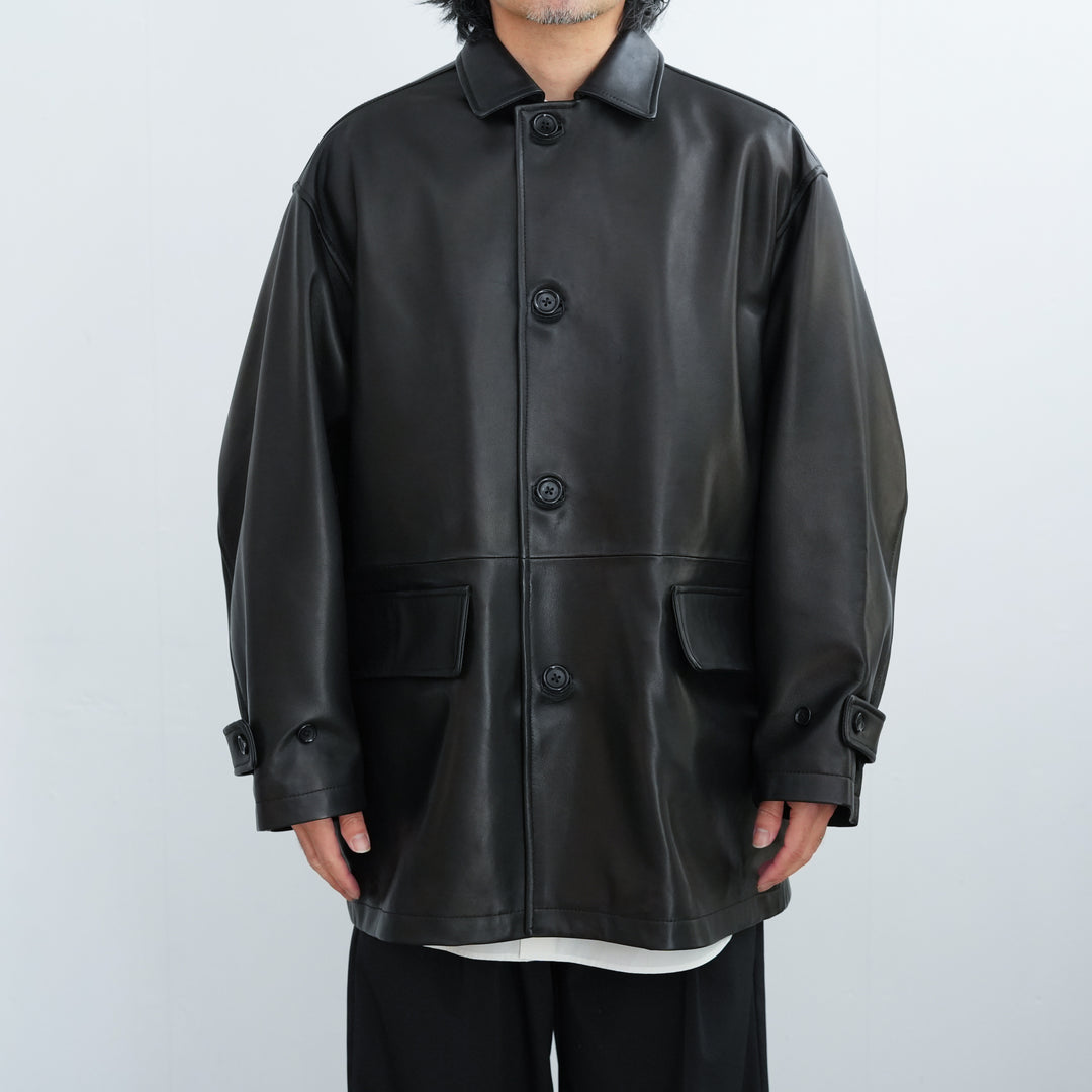 26SS】Graphpaper Lamb Leather Car Coat